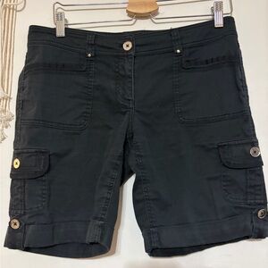 White House Black Market Black Cargo Shorts